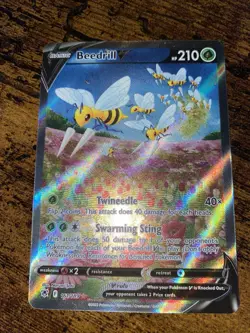 Beedrill V Alt Art Astral Radiance Card 161/189 VERY GOOD - Image 1
