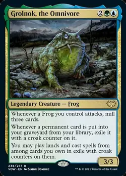 MTG Innistrad Crimson Vow R Grolnok the Omnivore #238 - Image 1