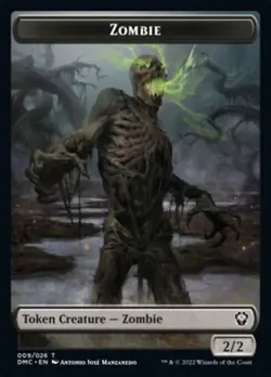 MTG Commander Dominaria United TOKEN Zombie #009 - Image 1