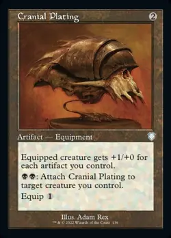 MTG Commander Brothers War U Cranial Plating #136 - Image 1