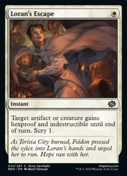 MTG Brothers War *FOIL* C Loran's Escape #014 - Image 1