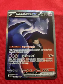 Team Rocket’s Mewtwo ex - 281/217 - SIR - Ascended Heroes - Pokemon Card - NM/M - Image 1