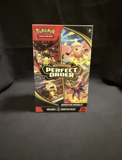 Pokemon TCG: Mega Evolution-Perfect Order Booster Bundle (6 Packs) New Sealed - Image 1