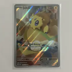 NMT Pokemon TCG Joltik 196/182 SV04: Paradox Rift Holo Full Art Illustration - Image 1
