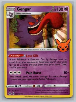Gengar 057/198 Holo Promo Trick or Trade BOOster Pokemon Holo Near Mint - Image 1