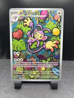 Ambipom 107/094 ME02: Phantasmal Flames Pokemon TCG Illustration Rare NM - Image 1