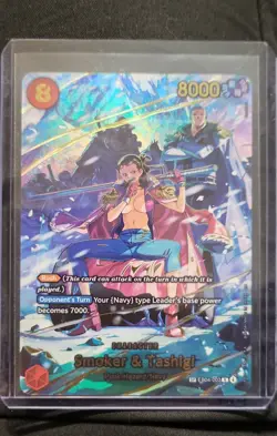 Smoker & Tashigi (SP) EB04-003 One Piece TCG Adventure on Kami's Island Foil - Image 1