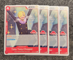 4x Tony Chopper OP10-011 LD01 Learn Together Stamp #48 One Piece TCG Card NM - Image 1