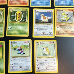 28 Pokemon Card ALL VTG Lot 1999 Unlimited Charmander Haunter +More Played Cond - Image 3