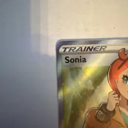 Pokemon Sonia Trainer Card 192/192 Rebel Clash Ultra Rare Full Art NM Condition - Image 2