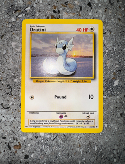 Pokemon TCG Cards Dratini 26/102 Base Set Uncommon EXC-NM - Image 3