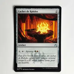 CACHET DE RAKDOS MTG RVR - CARTE MAGIC THE GATHERING FR NEUF - Image 1