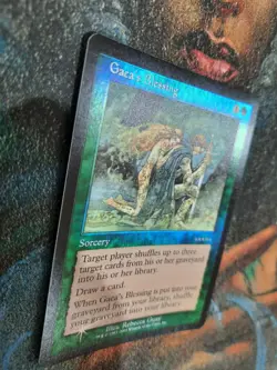 Magic Gathering MTG - 1 x FOIL Arena Promo Gaea's Blessing - Ex Condition - Image 1