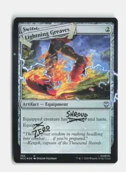 Lightning Greaves () 382 Foil Secret Lair Drop Series MTG NM - Image 1