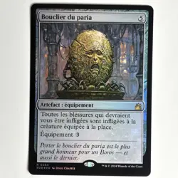 BOUCLIER DU PARIA MTG RVR - CARTE MAGIC THE GATHERING FR FOIL NEUF - Image 1