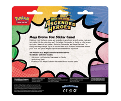 Pokemon Ascended Heroes 3-Pack Tech Sticker Blister - Charmander - Image 3