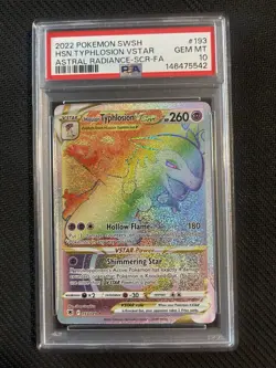 2022 Pokemon HSN. TYPHLOSION V-STAR #193 GEM MINT PSA 10 - Image 1