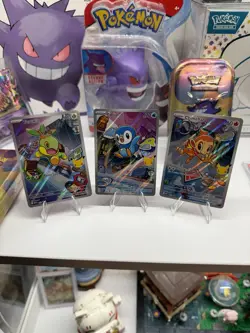 Pokemon TCG First Partner Illustration Collection Series 1 Gen 4 Sinnoh Starters - Image 1