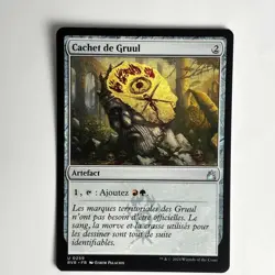 CACHET DE GRUUL MTG RVR - CARTE MAGIC THE GATHERING FR NEUF - Image 1