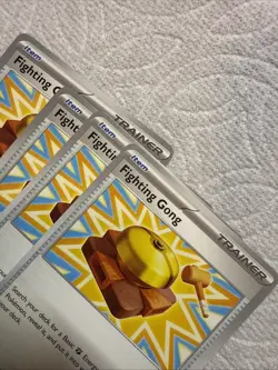 4x Fighting Gong 116/132 x4 - Mega Evolutions - Pokemon TCG - Playset - Image 3