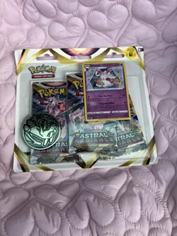 Pokemon TCG Sword & Shield Astral Radiance 3 Pack Blister Sylveon Sealed - Image 1