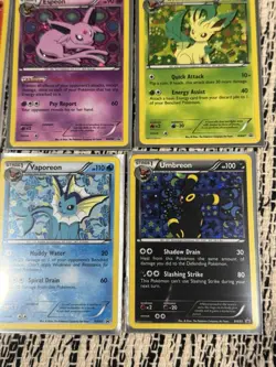Pokemon TCG Eeveelutions Black & White Eevee Promo Set BW87-94 - Image 2