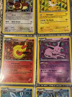 Pokemon TCG Eeveelutions Black & White Eevee Promo Set BW87-94 - Image 4
