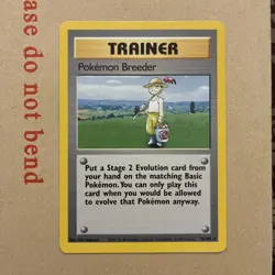 Pokemon TCG Pokemon Breeder Base Set 76/102 LP - Image 1