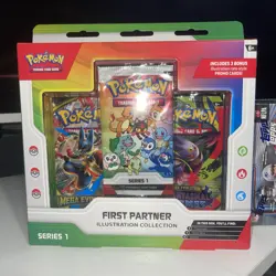 Pokemon TCG First Partner Illustration Collection Series 1 New Factory Sealed - Image 1