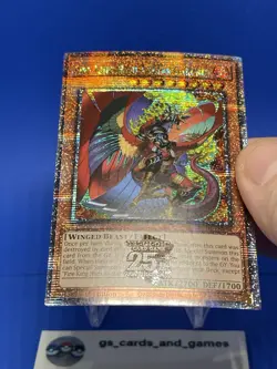 Fire King High Avatar Garunix RA04-EN194 Quarter Century Secret Yugioh Stampede - Image 1