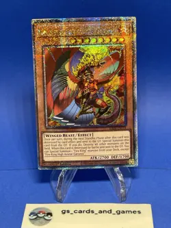 Fire King High Avatar Garunix RA04-EN194 Quarter Century Secret Yugioh Stampede - Image 2