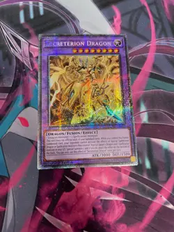 YUGIOH - SECRETERION DRAGON - STARLIGHT RARE - DUAD - 1ST ED - NM - Image 1