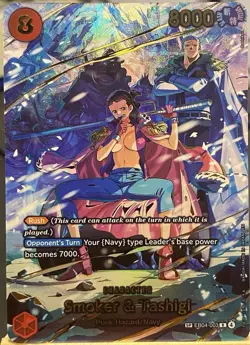 One Piece CCG - Smoker & Tashigi (SP) EB04-003 Adventure on Kami's Island NM/M - Image 1