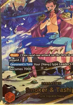 One Piece CCG - Smoker & Tashigi (SP) EB04-003 Adventure on Kami's Island NM/M - Image 5