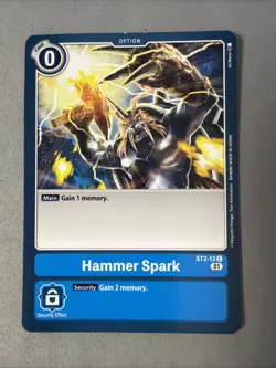 Digimon TCG * Hammer Spark ST2-13 ALT ART Common * UlforceVeedramon * NM Card - Image 1