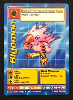 Vintage Digimon Cards - Original Started Set From 1999 - CHOOSE YOUR CARD!! - Image 2