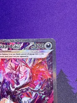 Charizard ex 234/091 SV: Paldean Fates Full Art Holo SIR Pokemon Card NM - Image 3