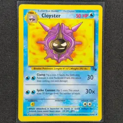 Cloyster - 32/62 - Uncommon - Fossil Set - Pokemon Card - MP - Image 1