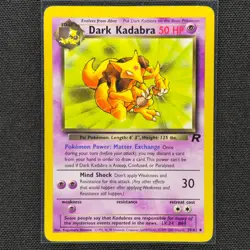 Dark Kadabra - 39/82 - Uncommon - Team Rocket - Pokemon Card - MP - Image 1