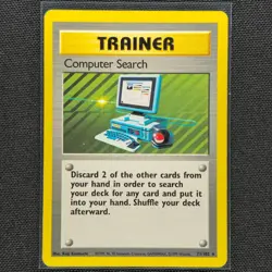 Computer Search - 71/102 - Rare - Base Set - Pokemon Card - MP - Image 1