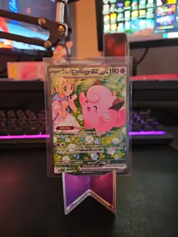 Pokemon TCG Journey Together Lillie's Clefairy EX Card 184/159 - Image 1