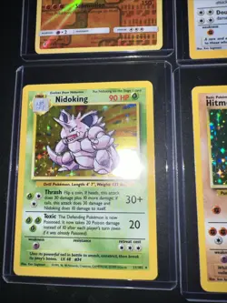 VTG. Holographic Pokemon Cards-Charizard, Hitmochan, Kangaskhan, Chansey, - Image 4