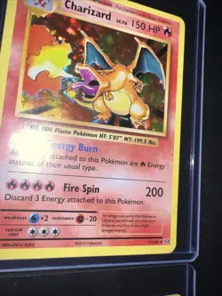 VTG. Holographic Pokemon Cards-Charizard, Hitmochan, Kangaskhan, Chansey, - Image 5