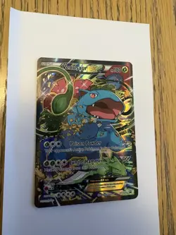 Venusaur EX XY 123 Black Star Promo Full Art Holo Card Near Mint Condition - Image 4