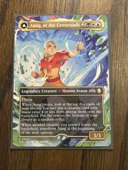 Aang, at the Crossroads (Borderless) Avatar: The Last Airbender Regular - Image 1