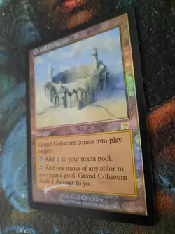 Magic MTG - FOIL Grand Coliseum - Onslaught Original Foil - LP Cond - Image 2