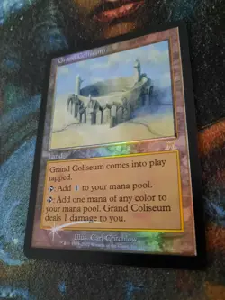 Magic MTG - FOIL Grand Coliseum - Onslaught Original Foil - LP Cond - Image 3