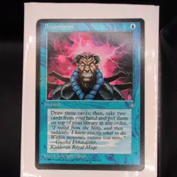 Magic: The Gathering MTG Brainstorm Instant - Ice Age 1995 - Image 1