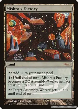 Mishra's Factory [JDG - 4] - NM [Foil] TCG MTG - Image 1