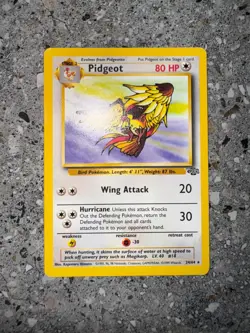 Pokemon TCG Cards Pidgeot 24/64 Jungle Rare - Image 3